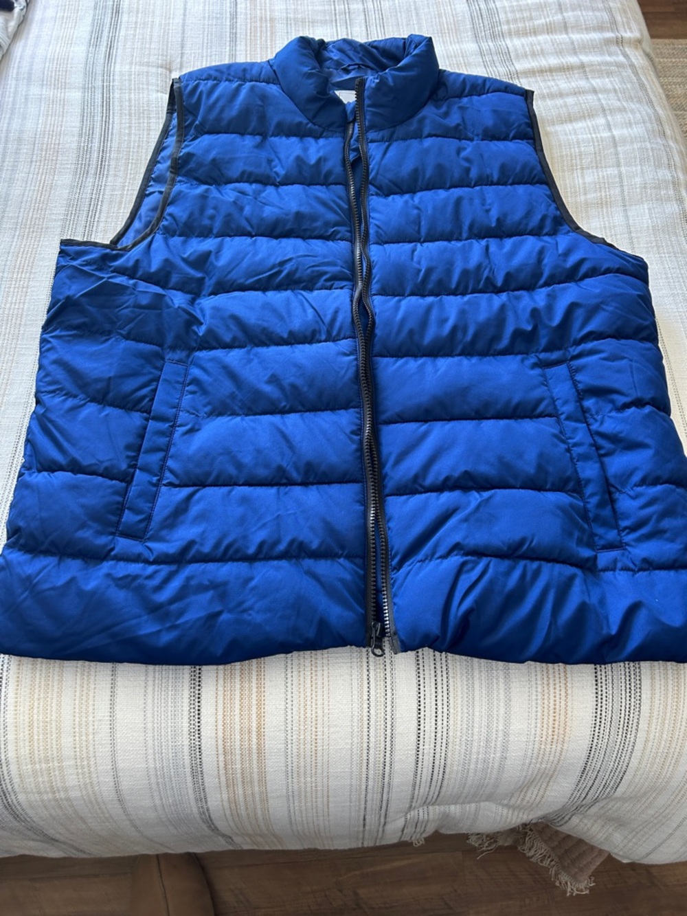 GAP Blue Quilted ColdControl Puffer Vest
